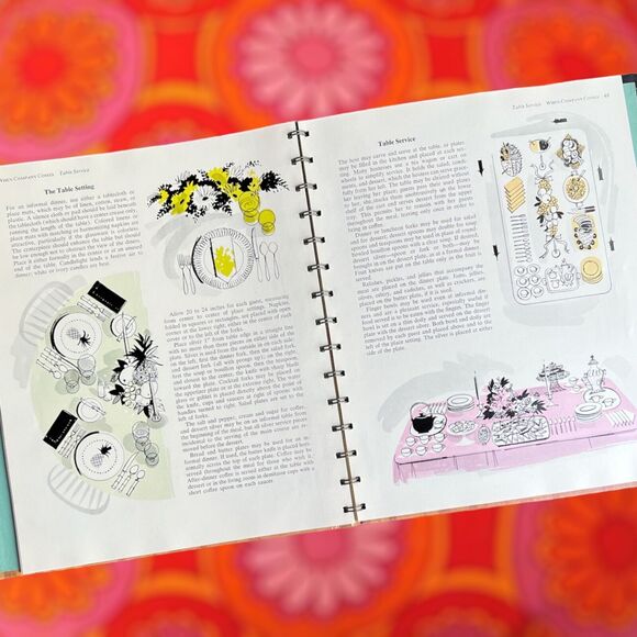 1964 Vintage Betty Crocker's New Dinner For Two Cookbook Golden Press First Ed - Picture 8 of 11